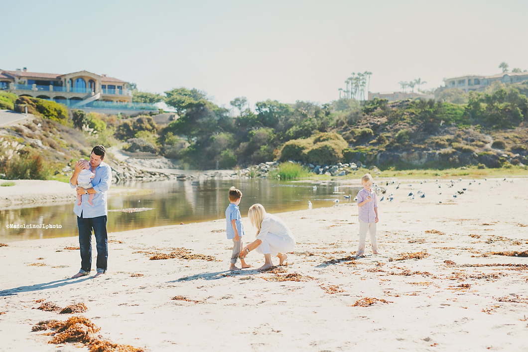 Orange County family beach session | Orange County family and kids photographer